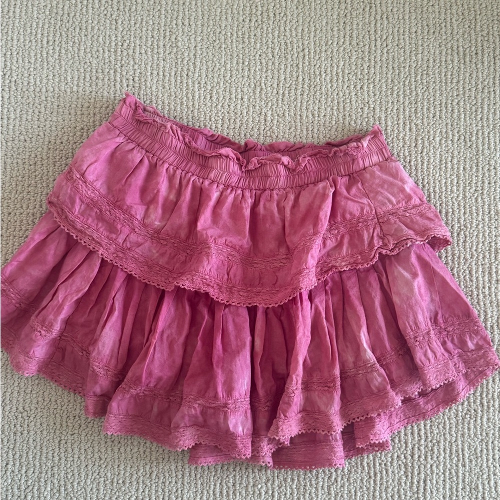 LoveShackFancy Pink Mini skirt
